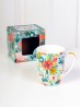 Flower Print Mug Set (set of 4) 350ml (12oz)